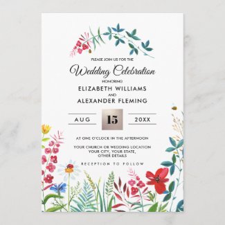 Wild Meadow | Summer Forest Wedding Invitations