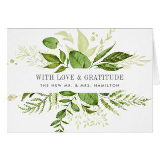 Wild Meadow | Watercolor Botanical Thank You Card
