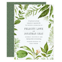 Wild Meadow Wedding Invitation