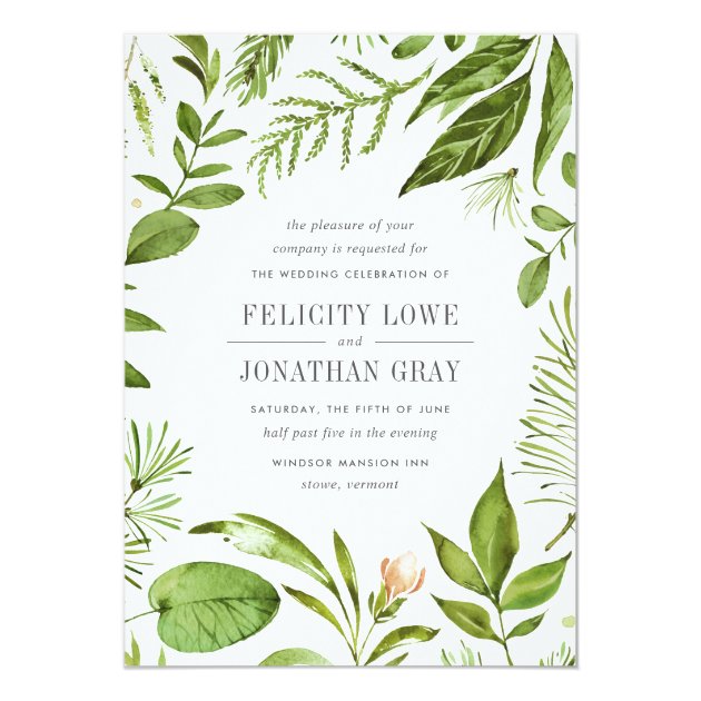 Wild Meadow Wedding Invitation