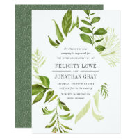 Wild Meadow Wedding Invitation