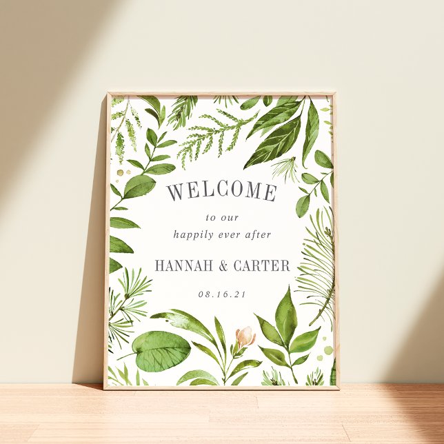 Wild Meadow Wedding Welcome Poster (Creator Uploaded)