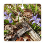 Wild Miniature Irises Metal Ornament