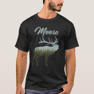 Wild Moose Hunting Mountain Moose T-Shirt