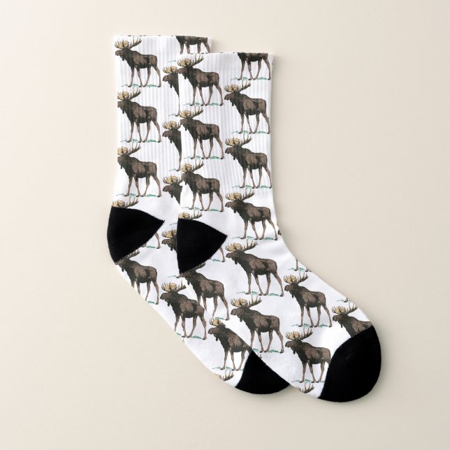 Wild Moose Socks (Pair)