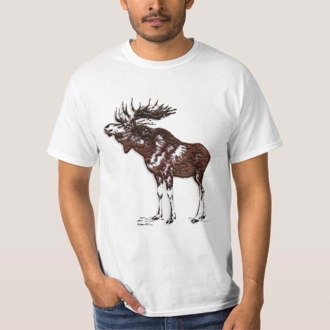 Wild Moose Wildlife Supporter Art Tee (Front)