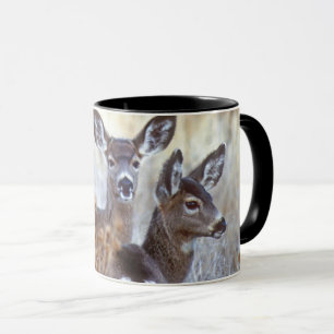 Wild Mule Deer Pair   California Mug