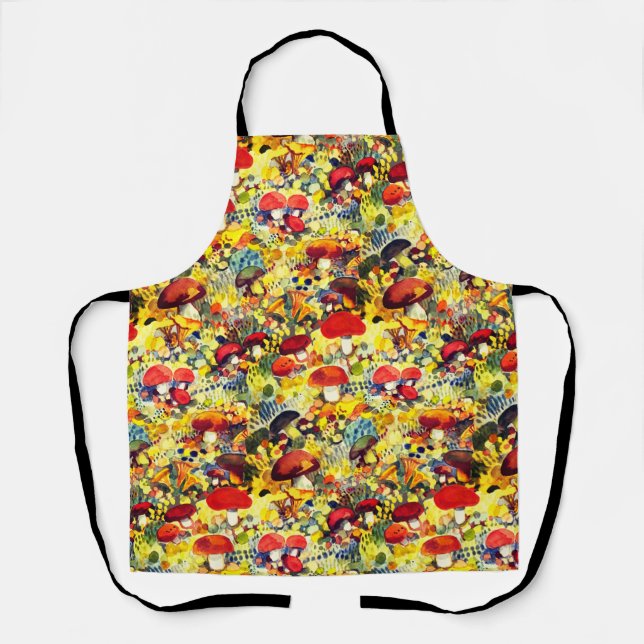 Wild mushrooms apron (Front)