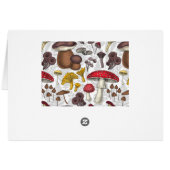 Wild mushrooms cards (Back Horizontal)