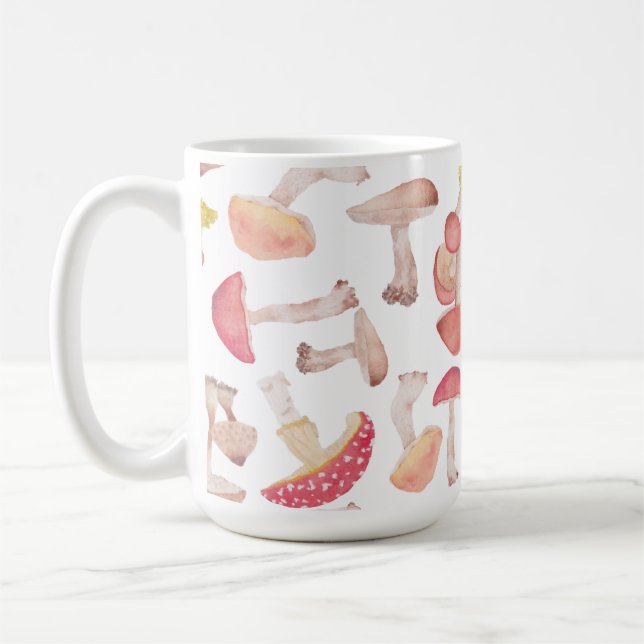 Wild mushrooms coffee mug (Left)