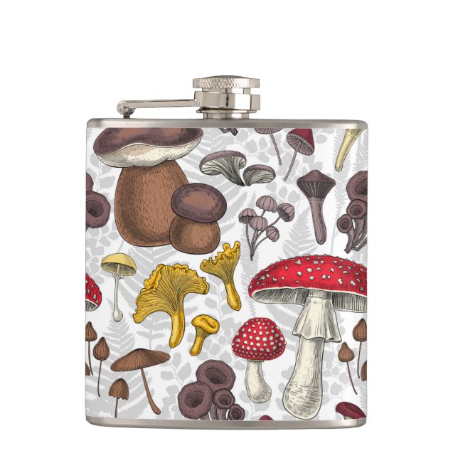 Wild mushrooms flask (Front)