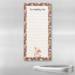 Wild Mushrooms Personalized Magnetic Notepad at Zazzle