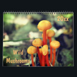 Wild Mushrooms Photography  Calendar<br><div class="desc">An assortment of unusual and colorful wild woodland mushrooms calendar. Photography by Susan. Click on Customize to add text and change calendar year and months. These images are available on many products in my store. Links to all of my stores are located on my Profile page. Thanks for stopping by...</div>