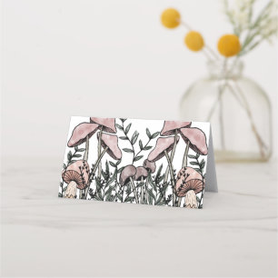 Wild Mushrooms Place Card