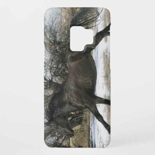 Wild Mustang Horse in the Snow 2 Case_Mate Samsung Galaxy S9 Case