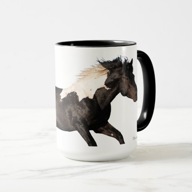 Wild Mustang Mug, Legend "Domino" Mug (Front Right)
