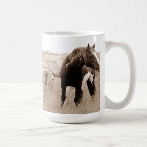Wild Mustang StallionMajesty 15oz mug