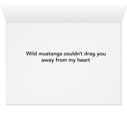 Wild Mustangs Cards (Inside Horizontal (Bottom))