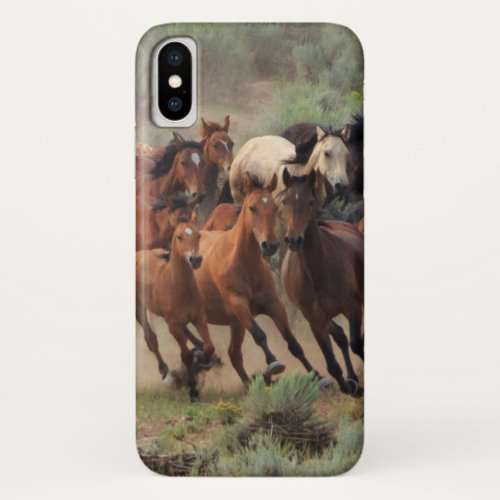 Wild Mustangs iPhone X Case