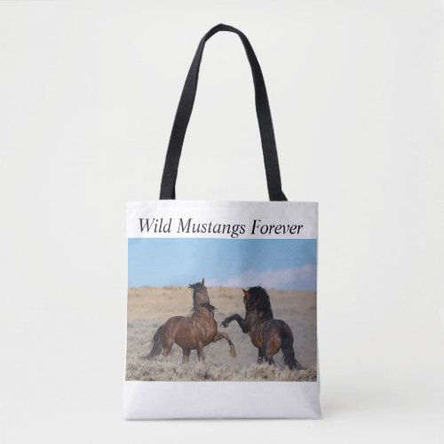 Wild Mustangs Forever Tote Bag