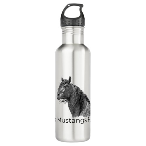 Wild Mustangs Forever Water Bottle