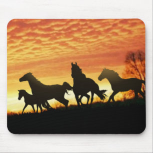 Wild Mustangs Mouse Pad