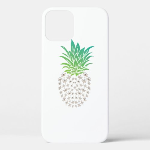 Wild Nature Animal Insect Pineapple Dragonfly  iPhone 12 Case