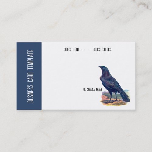 Wild Nature BlackBirds Raven Business Card