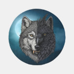 Wild Nature Crow-Raven Wolf Rug