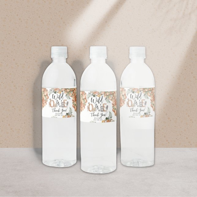 Wild One 1st Birthday Bottle label (Creator Uploaded)