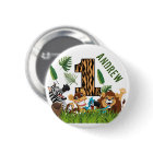 Wild One 1st Birthday Jungle Baby Birthday