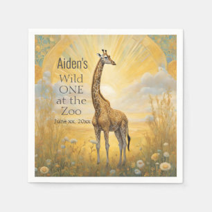 Wild ONE 1st Birthday Party Napkins