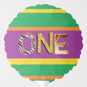 Wild One 1st Birthday Party Safari Balloon