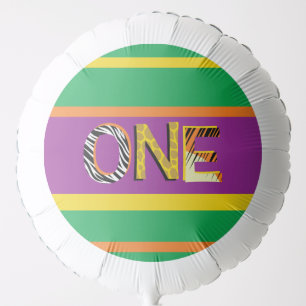 Wild One 1st Birthday Party Safari Balloon