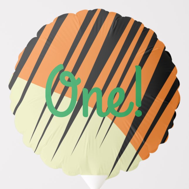 Wild One 1st Birthday Party Safari Balloon (Front)