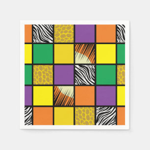 Wild One 1st Birthday Party Safari Napkins