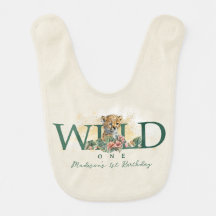 Wild One Animal Guepard Boy 1st Birthday