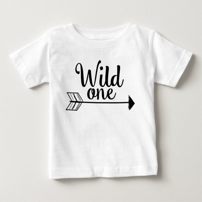 Wild one arrow 1st birthday shirt (Front)