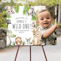 Wild One Australian Animals 1st Birthday Welcome