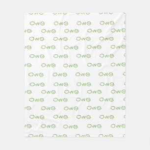 Wild one baby blanket snake design