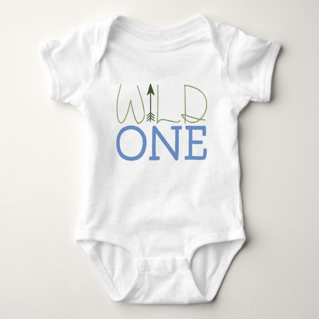 Wild One Baby Bodysuit (Front)