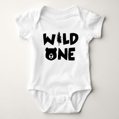 Wild One Baby Bodysuit
