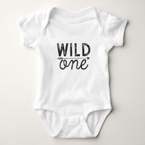 Wild One Baby First Birthday Bodysuit