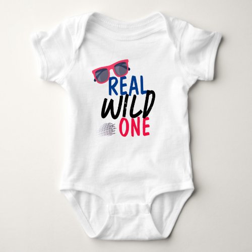 Wild ONE baby grow funny silly quote Baby Bodysuit