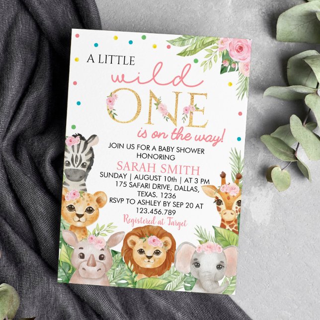Wild One Baby Shower Invitation (Creator Uploaded)