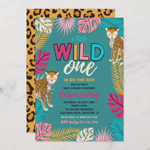 Wild One Baby Shower Invitation Wild One Shower