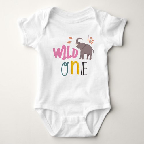 Wild ONE babygrow 1st birthday clothing baby Baby Bodysuit