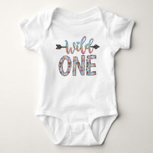 Wild One Baby's First Birthday Baby Bodysuit