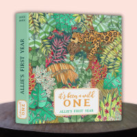 Wild One Baby's First Year Photo Album