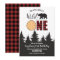 Wild One Bear Buffalo Plaid First Birthday